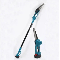 Акумуляторна ланцюгова пила ДЛИННА РУЧКА 24 W Electric saw (повна довжина 227 см) AND YH-08