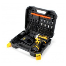 Шурупокрут набір слюсарного інструменту 12v, жовтий