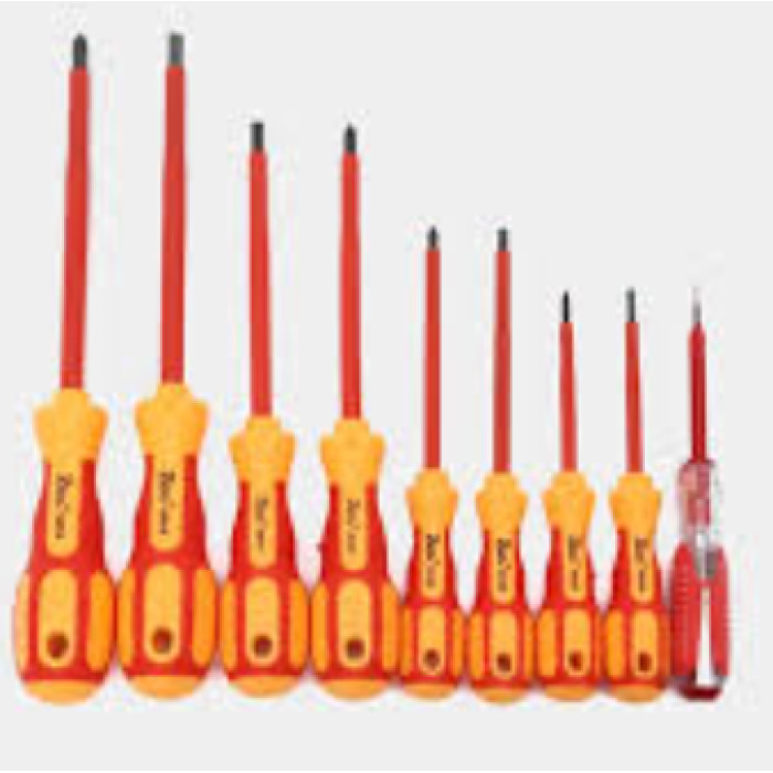 Багатофункціональний набір із 9 викруток (одна викрутка індикаторна)