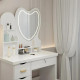 Туалетный столик для спальни СЕРДЦЕ БЕЛОЕ AND 5693