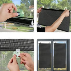 Сонцезахисна шторка на коліщатках для спальні, кухні, автомобіля 45 * 125 cm