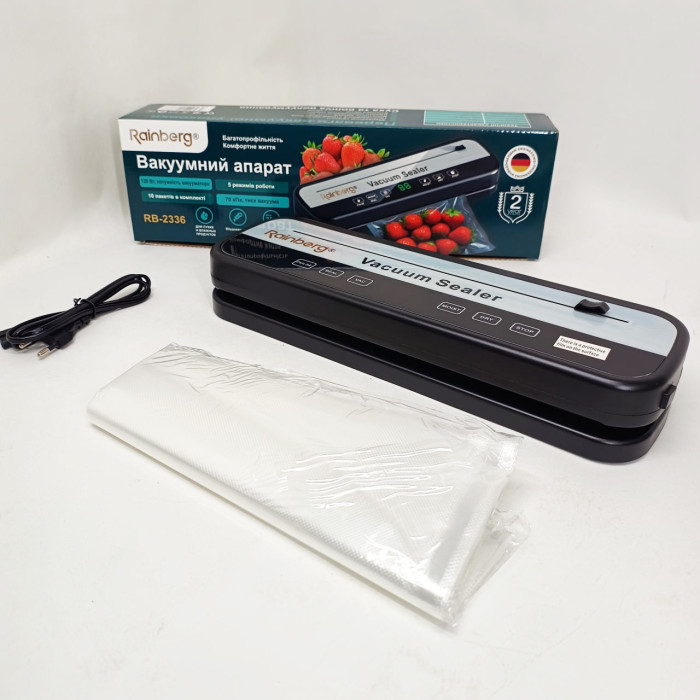 Вакуумный упаковщик для продуктов Rainberg RB-2336