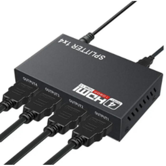 HDMI-розгалужувач на 4 порти (6784) HDMI SPLITTER 1 in 4