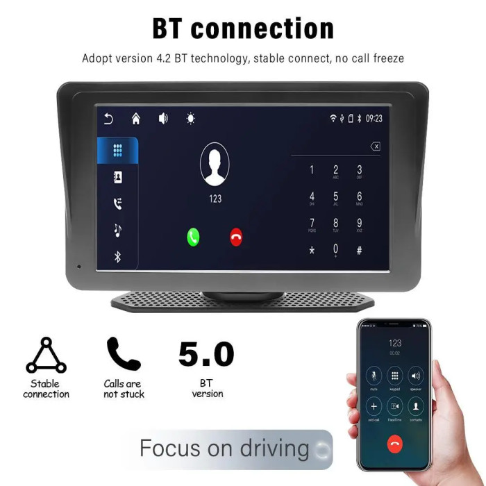 Портативний екран 7-дюймовий з Carplay 701W
