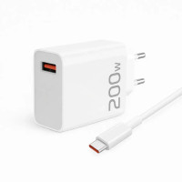 Адаптер для заряджання USB з кабелем USB-C 200W
