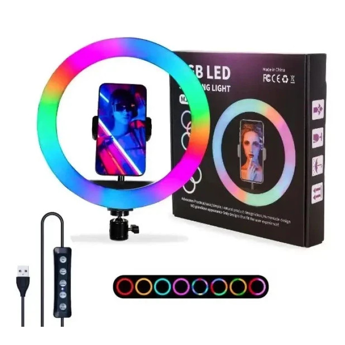 Кільцева Led-лампа RGB MJ30