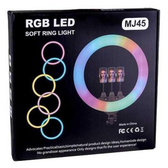 Кольцевая LED лампа RGB MJ45 45cm AND 5739