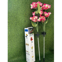 Садовий світильник квітка Бегонія для саду 2 шт.