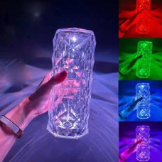 Хрустальная лампа сенсорная цветная USB перезаряжаемая AND463