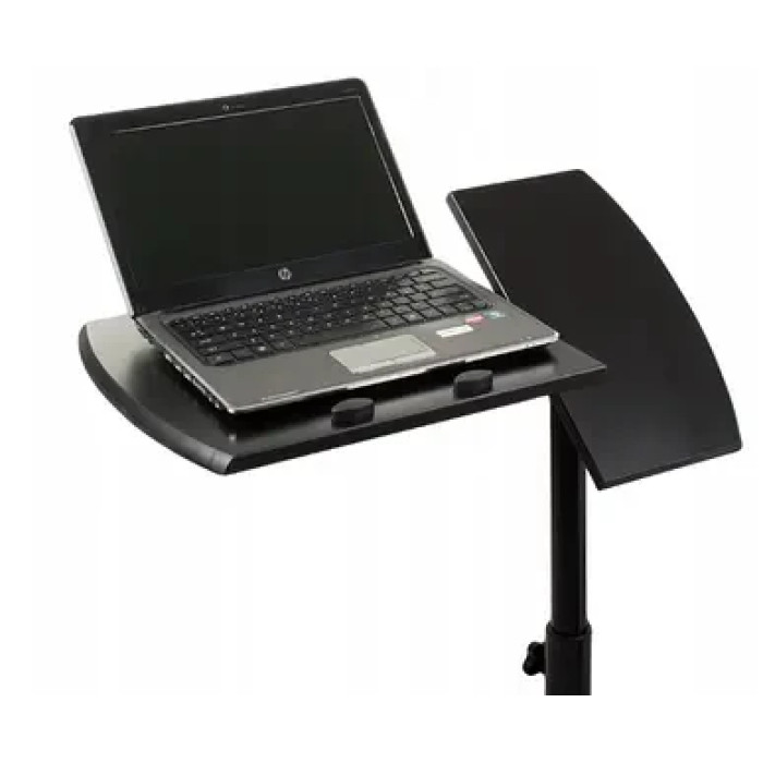 Столик подставка для ноутбука на колесиках черный AND 5541