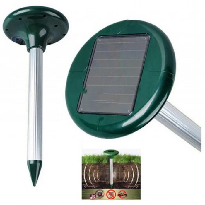Отпугиватель кротов Solar Rodent на солнечной батарее, уп 2 шт