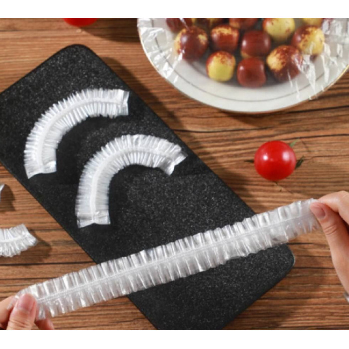 Эластичные пакеты на резинке для хранения продуктов Food Cover на резинке