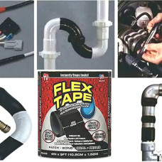 Водонепроникна клейка скотч-стрічка Flex Tape 1 м