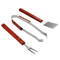 Набір інструментів для барбекю щипці, лопатка, виделка 3803