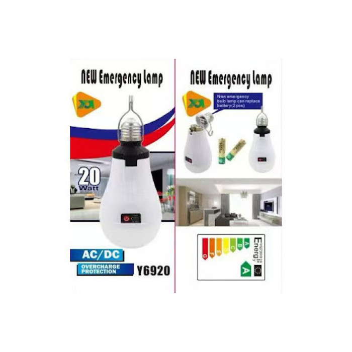Аккумуляторный светильник SS-6920 с крючком 20Вт, USB
