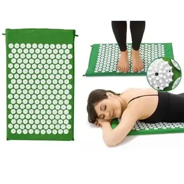 Акупунктурний масажний килимок із подушкою