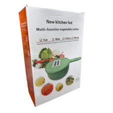 Багатофункціональна овочерізка-шатківниця для овочів і фруктів кругла LK202312-38