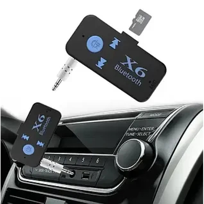 Bluetooth приемник аудио ресивер BT X6 +TF card