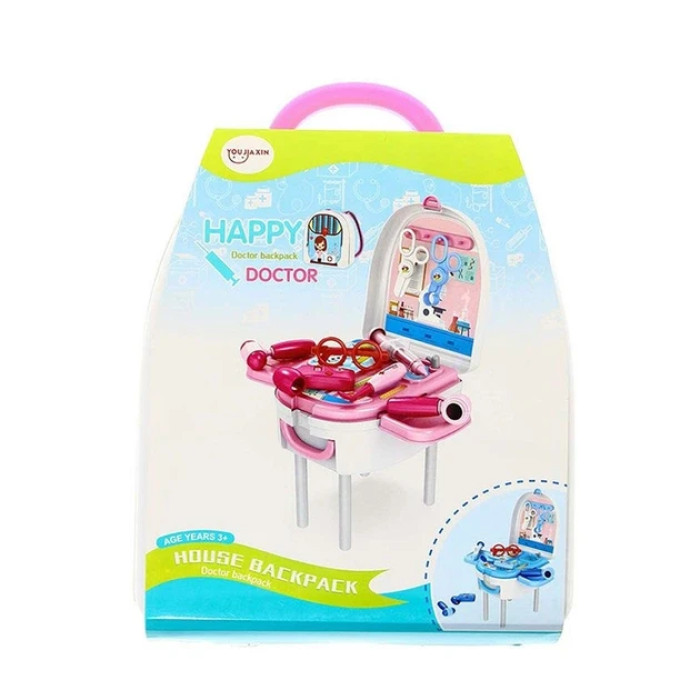 Дитяча валізка "HAPPY DOCTOR" 2in1 678-302A