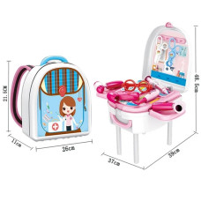 Дитяча валізка "HAPPY DOCTOR" 2in1 678-302A