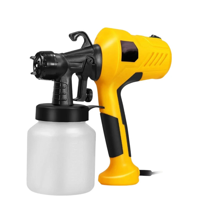 Краскопульт электрический APRO HVLP 350 Вт, 2,5 мм, 800 мл/мин Желтый