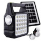 Переносной LED фонарь с солнечной панелью на 3 лампочки GDTimes GD-105