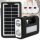 Портативний ліхтар на сонячній батареї з 3 LED лампами та функцією Power Bank GD-8017Li
