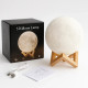 Светильник-ночник 3D шар Луна Moon Lamp на деревянной подставке 15 см
