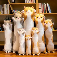 Іграшка плюшева у формі кішки, 70 см DOLL 1498-70