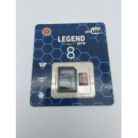 Картка пам'яті micro LEGEND PRO 8GB class 10 (з адаптером)