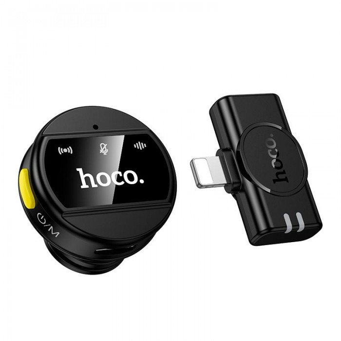 Микрофон HOCO L21 беспроводной петличный Charm wireless microphone iP/Lightning
