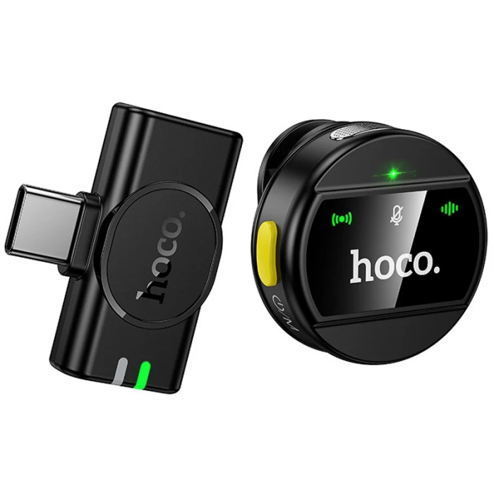 Микрофон HOCO L21 беспроводной петличный Charm wireless microphone Type-C