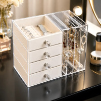 Скринька для зберігання ювелірних прикрас makeup box AND XL-1831