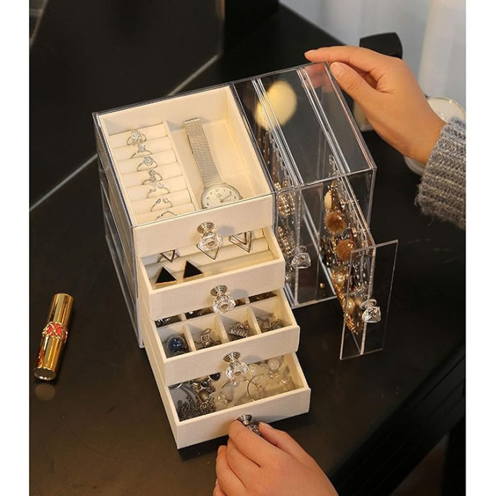 Шкатулка для хранения ювелирных украшений makeup box AND XL-1831