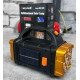 Акумуляторний ліхтарик 2400 мА·год Solar Hurry Bolt HB-1678 із сонячною панеллю