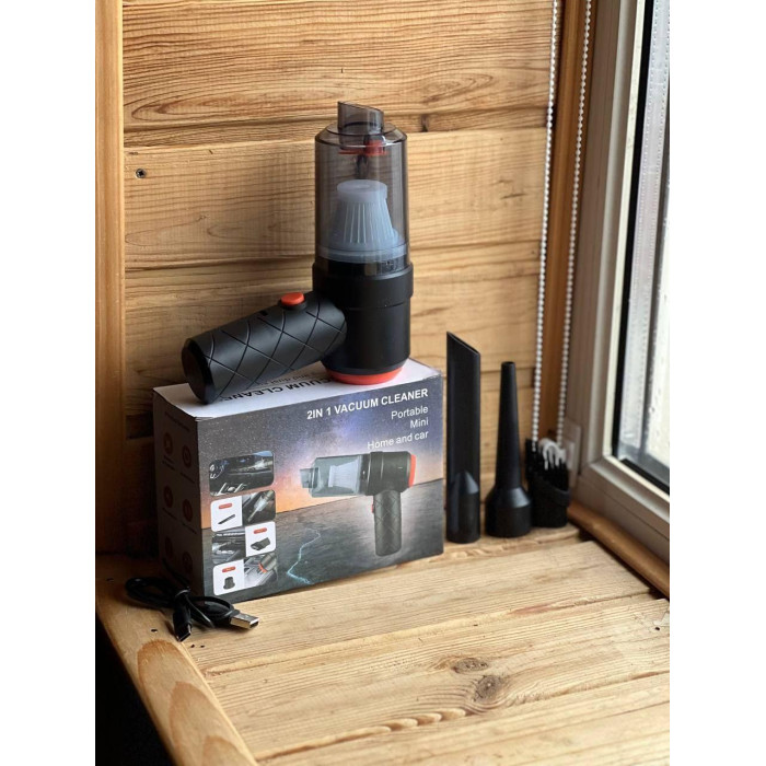 Автомобільний портативний бездротовий пилосос 2 in1 Vacuum cleaner AND XL-951