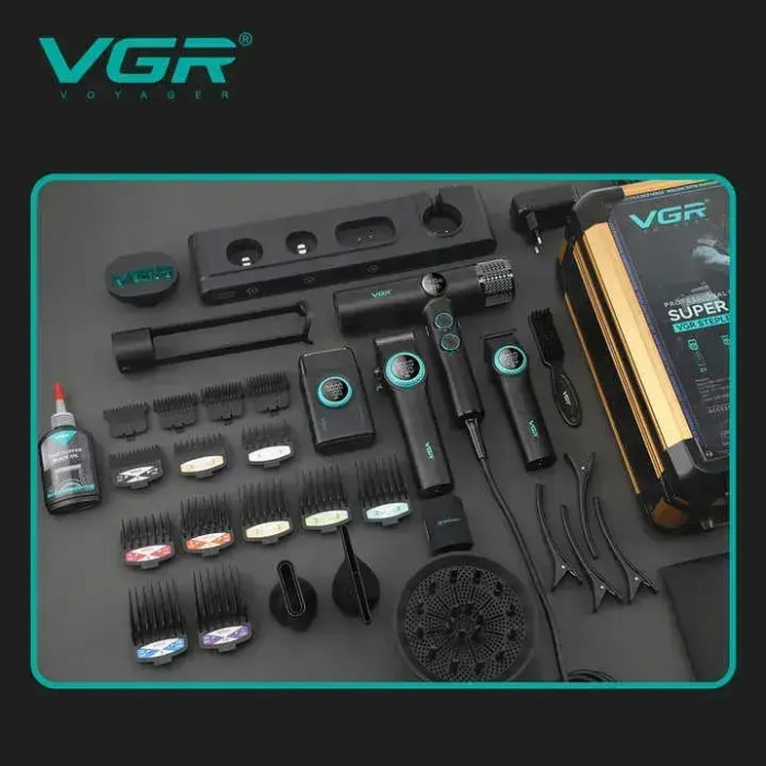Професійний набір для стриження волосся VGR Sepless pro 4 in 1