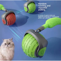 Мяч для кошек с пушистой гусеницей Cat toy ball AND XL1247