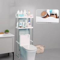 Полиця стелаж підлогова над унітазом Toilet Rack 50,5х24,5х139,5 см
