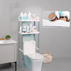 Полиця стелаж підлогова над унітазом Toilet Rack 50,5х24,5х139,5 см