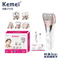 Епілятор для тіла 6 в 1 Kemei KM-7115