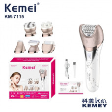 Епілятор для тіла 6 в 1 Kemei KM-7115