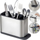 Органайзер для столового приладдя на 4 секції Stainless Steel