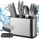 Органайзер для столового приладдя на 4 секції Stainless Steel