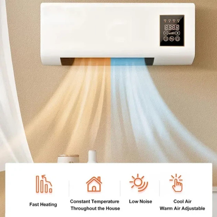 Настінний нагрівач-кондиціонер Wall Air Cooler 2 кВт 43 см