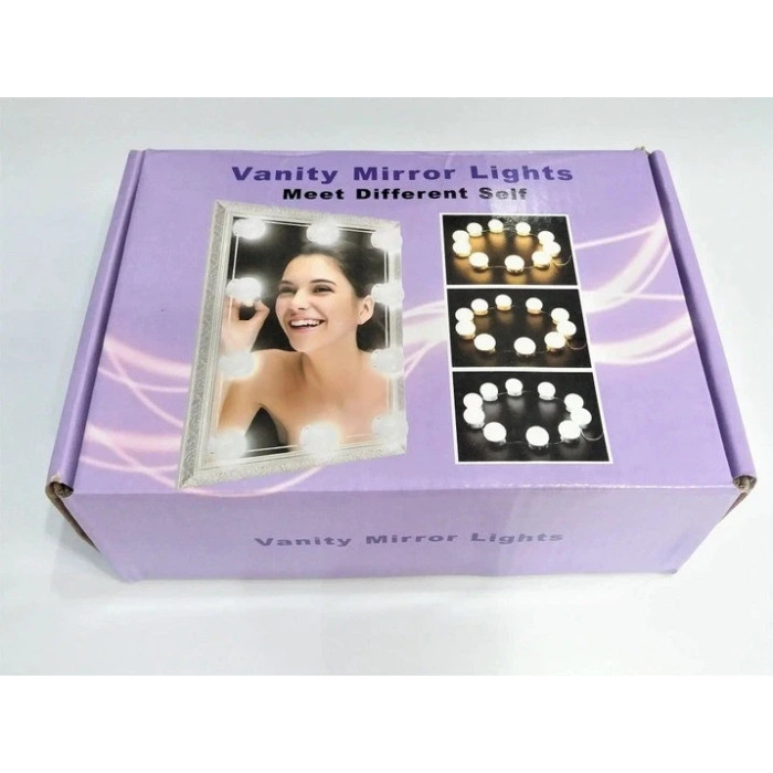 Подсветка для зеркала Vanity Mirror Lights с пультом 10 ламп