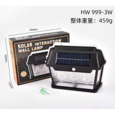Ліхтар на сонячній панелі HW 999-3W SOLAR INTERACTION WALL LAMP