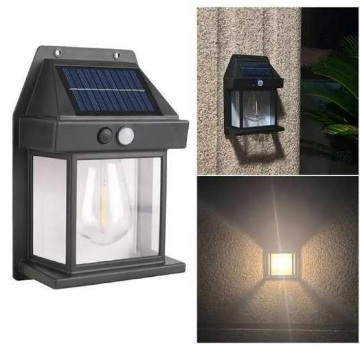 Лампа з датчиком руху 3 режими освітлення SOLAR WALL LAMP Kt-888