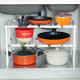 Регульована кухонна полиця Kitchen Rack для зберігання кухонного приладдя 38-70 см