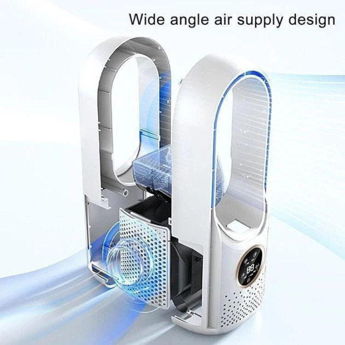 Акумуляторний вентилятор Air Multiplier зі зволоженням, підсвіткою, USB і 6 швидкостями